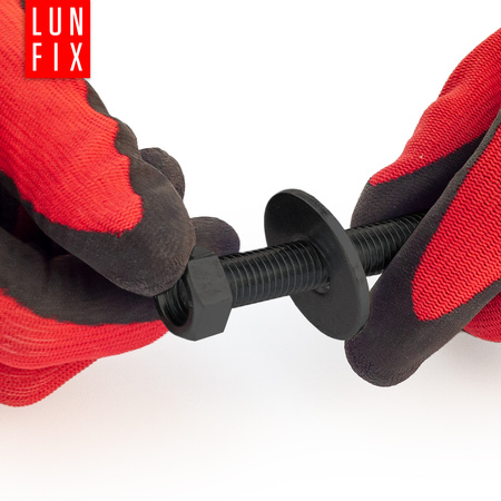 Runde Unterlegscheibe M8 Shwarz verzinkt DIN9021 10stk