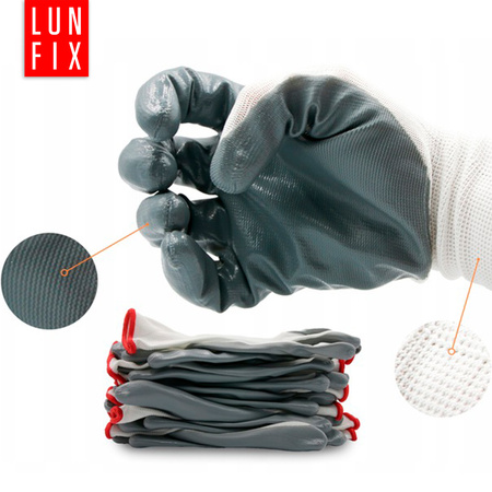 Arbeitshandschuhe aus Nitril, Größe 9 L