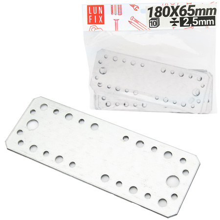 Flachverbinder 180x65x2,5mm 10er Set