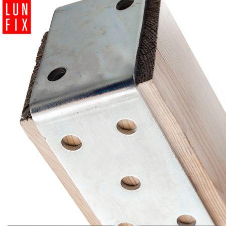 Montage Satz: U-Pfostenträger 80 + Schrauben