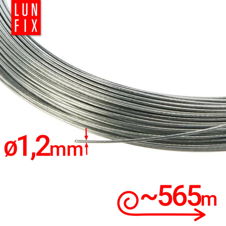 Bindedraht verzinkt Rödeldraht 530m Ø1,2mm 1kg