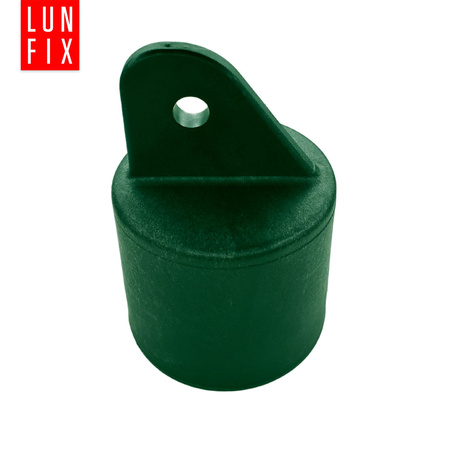 Strebenkappe zur Befestigung Grün für 48 mm Pfosten