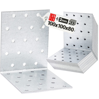 Winkelverbinder 100x100x80x2 20 Stück