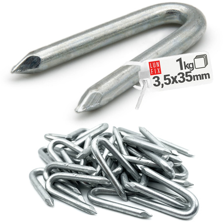 Krampen 3,5x35 1 kg (ca.210 Stk.)