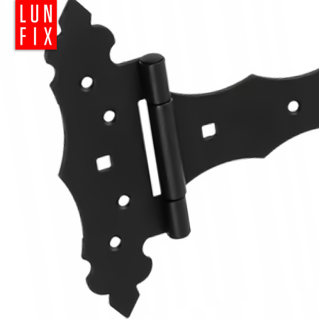 Scharnier Schwarz Gartentor 170x150x30x2,5 1stk.