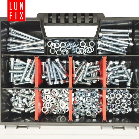 300 stück Sortiment Satz Zylinderkopfschrauben Muttern Unterlegscheiben M5