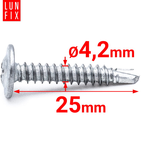 Bohrschrauben 4,2 x 25 mm 500 Stk.