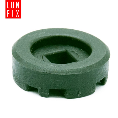 Unterlegscheiben  Montageplatte Halter für Gitterzäune Grün 10er Set