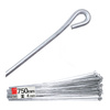 50 x 750 mm Befestigungsdraht mit Öse für Ankerschnellabhänger 4mm