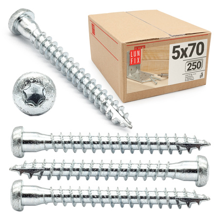 Winkelbeschlagschraube 5x70 mm TX20 250 St.