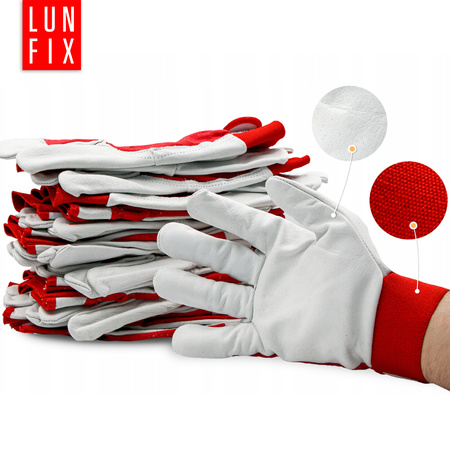 Gefütterte Montagehandschuhe Leder Größe, 10 XL