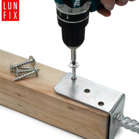 Pfostenschrauben 10 x 50mm 10 Stück T40