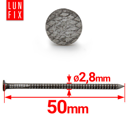 Rillennagel 2,8x50 5kg Unverzinkte