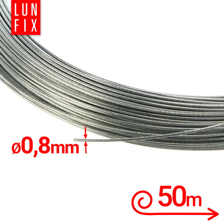 Bindedraht verzinkt Rödeldraht 50m Ø0,8mm