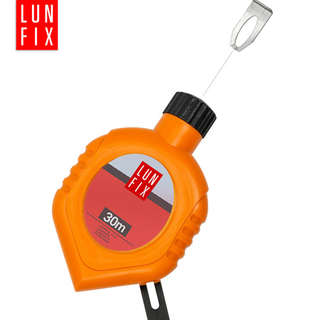 Sznur traserski + kreda sznurek budowlany zwijany