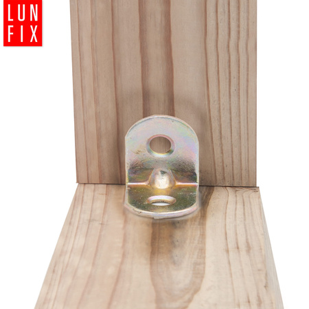 Möbelbauwinkel Gelb Verzinkt 20x20x16x1,5 mm