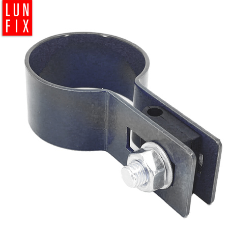 Endschelle Rund für für 42 mm Pfosten Pfosten Graphit