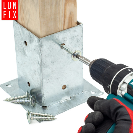 Pfostenschrauben 8 x 50mm 10 Stück T40