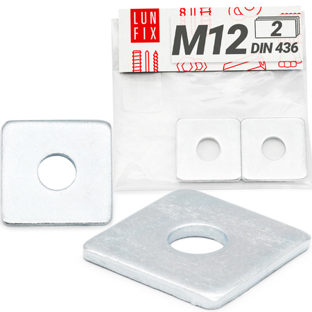 Quadratische Unterlegscheibe M12 40x40x3,5mm - DIN 4362 Stck.