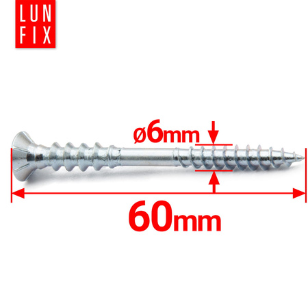 Distanzschrauben 6x60 mm 100 Stück