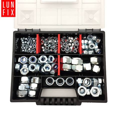 172 stück Sortiment Satz Selbstschneidende Mutter M4-M16 DIN985