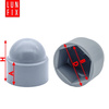 Schraubenkappe Grau M12 10 Stuck