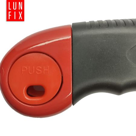 Nóż z ostrzem łamanym premium tapeciak 18mm + 5 ostrzy wymiennych