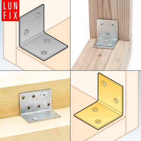 Breitwinkel Eckwinkel 30x30x30x2 mm 10 Stück