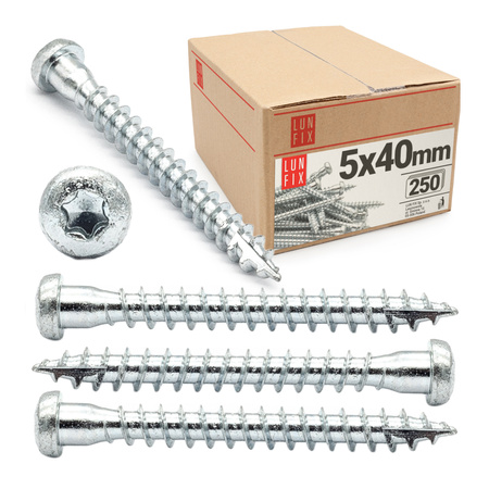 Winkelbeschlagschraube 5x40 mm TX20 250 St.