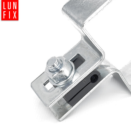 Endschelle Vierkant für 60x60 mm Pfosten Verzinkt