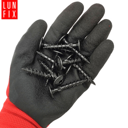 Montage Satz: Schwarz Eckverbinder X 7 x 7 cm + Schrauben