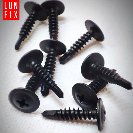 Bohrschrauben Schwarz 4,2 x 13 mm 100 Stk.