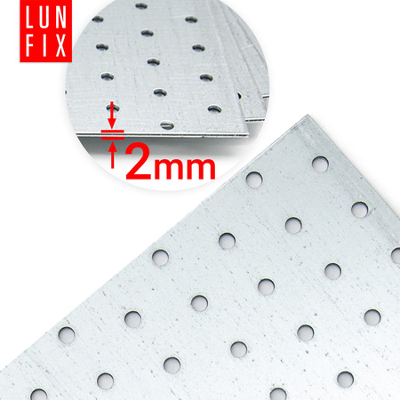 Flachverbinder 240x80x2mm Lochplatte 1 Stk