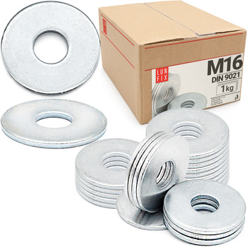 groß Unterlegscheiben M16 - DIN 9021 1kg