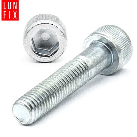 Zylinderkopfschrauben mit Innensechskant M5x30 mm Teilgewinde Festigkeitsklasse 8.8 1kg ( 170 Stk.) DIN 912