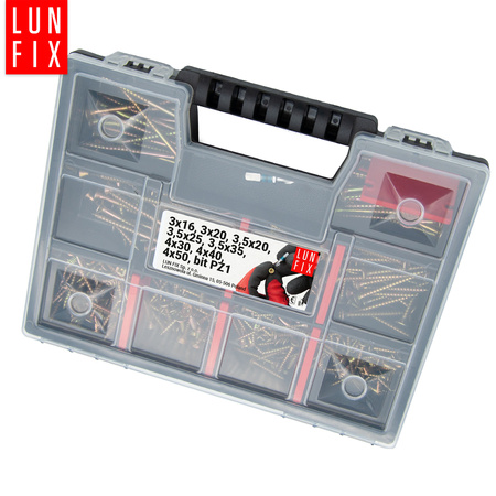 325 stück Sortiment Satz Universalschrauben inkl. bit PZ1