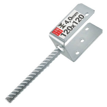 Pfostenaufnahme 120 mm