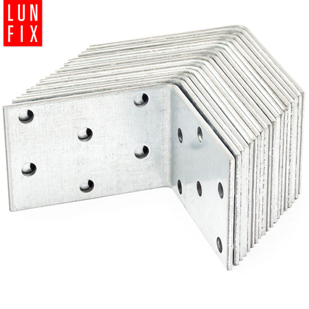 Breitwinkel Eckwinkel Verzinkt 60x60x40x2mm 10stk.