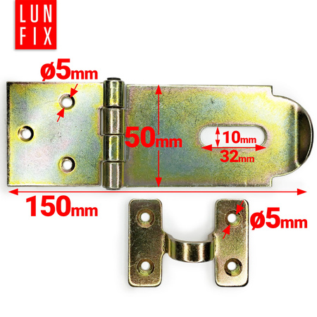Sicherheits Überfalle 150x50x2mm