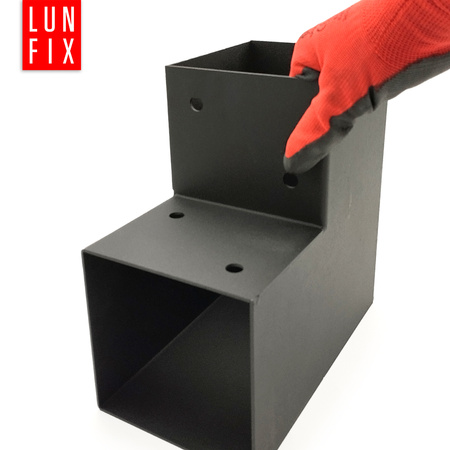 Pfostenverbinder Holzverbinder Pergola 2 balken 120x120mm