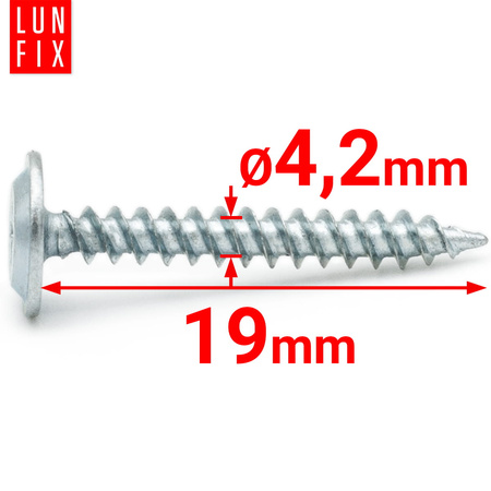 Selbstschneidende 4,2 x 19 mm 20 Stück