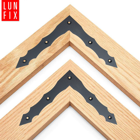 Flachwinkel Schwarz L 90 Grad 100x100x15x2 mm