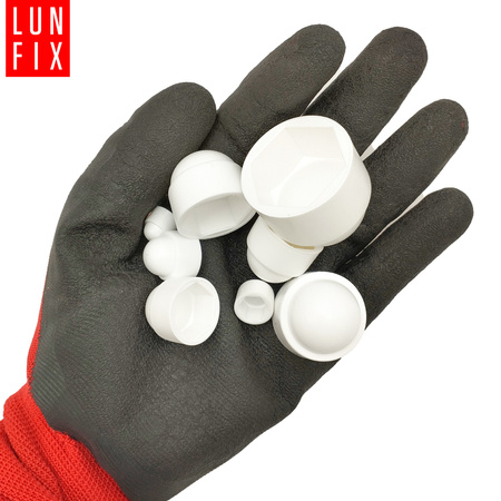 245 Set Abdeckkappen Weiß M5-M20