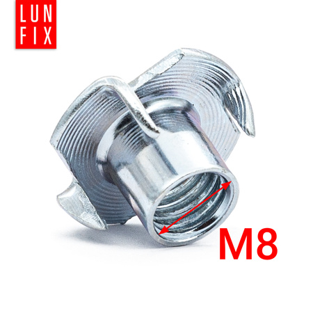 Einschlagmuttern M8 x 11 mm DIN 6930 50 Stück