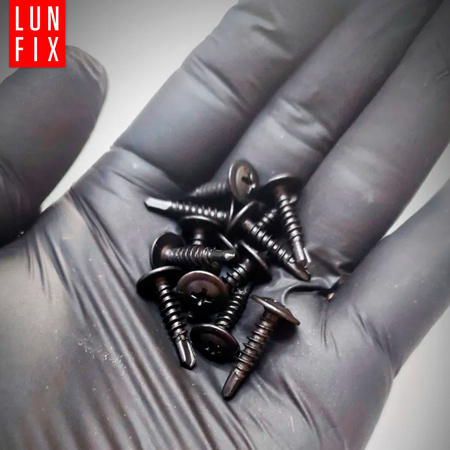 Bohrschrauben Schwarz 4,2 x 16 mm 100 Stk.