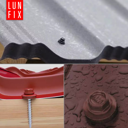 Trapezblechschrauben 4,8 x 25 mm 250 Stück Anthrazit RAL 7016