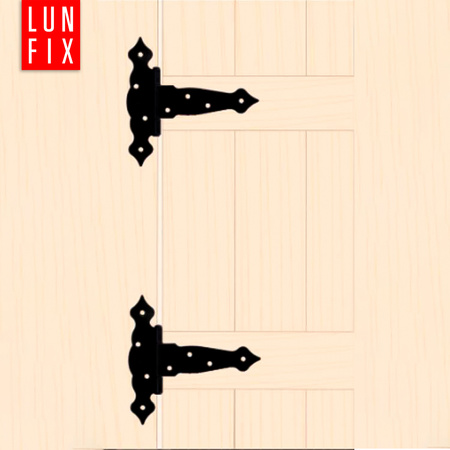 Scharnier Schwarz Gartentor 200x50x190x2,5 1stk.