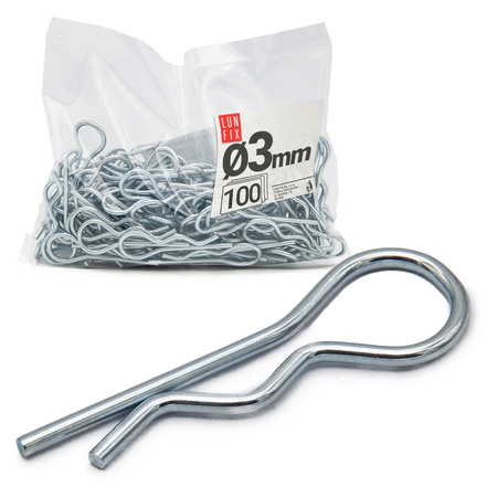 Sicherungsstift Nonius Abhänger Trockenbau Splint 70 mm 100stk.