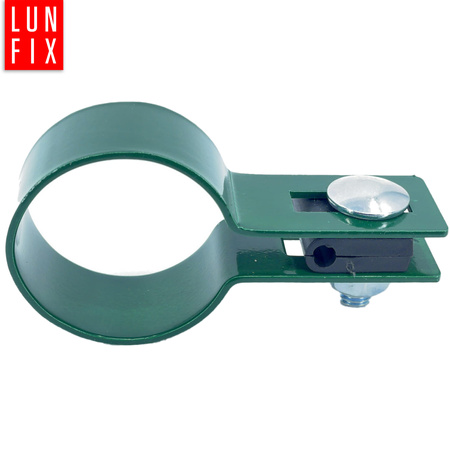 Endschelle Rund für 48 mm Pfosten Grün