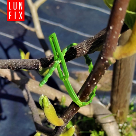 Universalbinder Blumenbinder Drehbinder Pflanzclips Wiederverwendbar ABS Kunststoff 13 cm 50 Stück